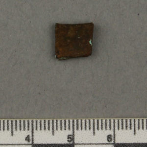 Ancient Egyptian metal fragment from Amarna dated 1550 – 1295 BC