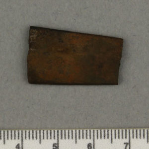 Ancient Egyptian metal fragment from Amarna dated 1550 – 1295 BC