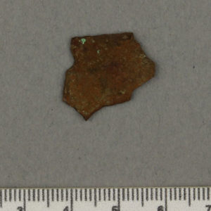 Ancient Egyptian metal fragment from Amarna dated 1550 – 1295 BC