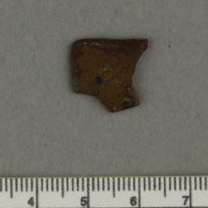 Ancient Egyptian metal fragment from Amarna dated 1550 – 1295 BC