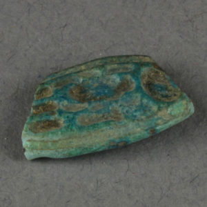 Ancient Egyptian ring bezel fragment from Amarna dated 1550 – 1295 BC