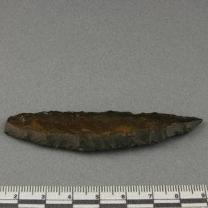 Ancient Egyptian leaf shaped blade from Faiyum dated 5200 – 4000 BC