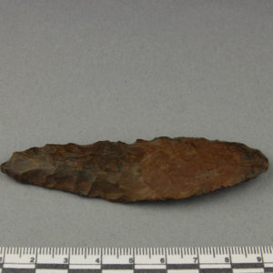 Ancient Egyptian leaf shaped blade from Faiyum dated 5200 – 4000 BC