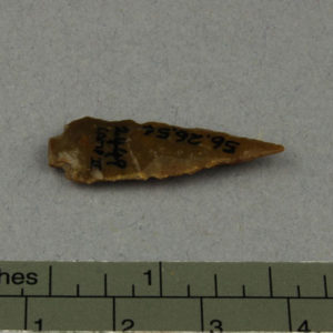 Ancient Egyptian arrowhead from Faiyum dated 5300 – 4000 BC