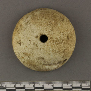 Ancient Egyptian spindle whorl from Amarna dated 1550 – 1295 BC