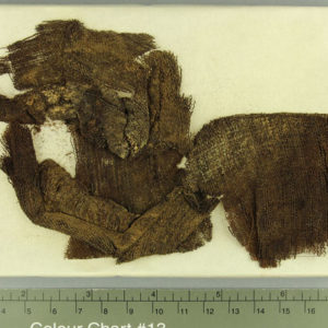 Ancient Egyptian linen fragments from Mostagedda dated 1773 – 1550 BC