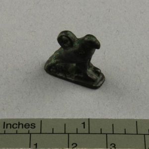 Ancient Egyptian hawk amulet from Matmar dated 945 – 664 BC