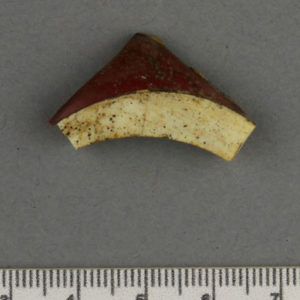 Ancient Egyptian eye inlay fragment from Armant