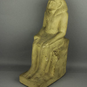 Egyptian style objects statue