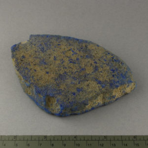 Ancient Egyptian blue pigment fragment from Amarna dated 1550 – 1295 BC