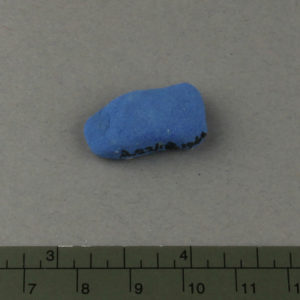 Ancient Egyptian blue pigment fragment from Amarna dated 1550 – 1295 BC