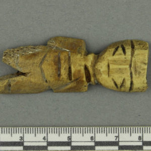 Ancient Egyptian bone doll dated 30 BC – AD 395