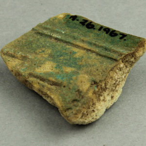 Ancient Egyptian tile fragment from Amarna dated 1550 – 1295 BC