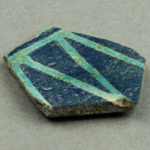 Ancient Egyptian inlay fragment from Amarna dated 1550 – 1295 BC