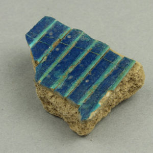 Ancient Egyptian tile fragment from Amarna dated 1550 – 1295 BC