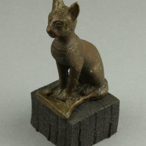 Ancient Egyptian cat figurine