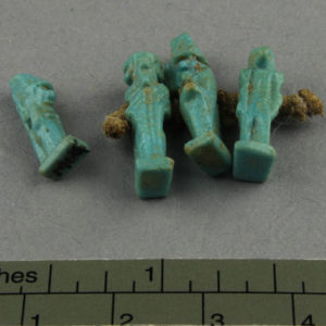 Ancient Egyptian Anubis amulets from North Saqqara dated 664 – 30 BC