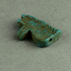 Ancient Egyptian Wadjet eye amulet from Saqqara
 North Saqqara dated 664 – 30 BC