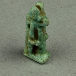 Ancient Egyptian Anubis amulet from Saqqara
 North Saqqara dated 700 – 200 BC