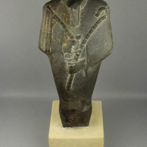 Ancient Egyptian Osiris figurine from Saqqara
 North Saqqara dated 664 – 332 BC