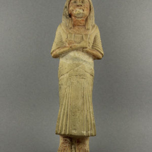 Ancient Egyptian male figurine dated 1550 – 1295 BC