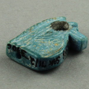 Ancient Egyptian Wadjet eye amulet from Saqqara
 North Saqqara dated 664 – 332 BC