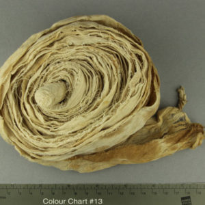 Ancient Egyptian linen bandage