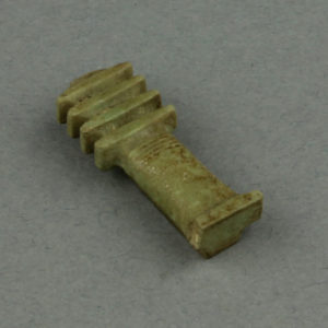 Ancient Egyptian djed pillar amulet dated 664 – 30 BC