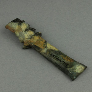 Ancient Egyptian djed pillar amulet dated 664 – 30 BC