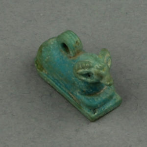 Ancient Egyptian ram amulet dated 664 – 30 BC