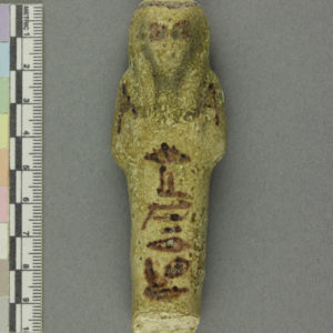 Ancient Egyptian shabti dated 1069 – 715 BC