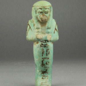 Ancient Egyptian shabti dated 1069 – 715 BC