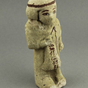 Ancient Egyptian shabti overseer of Nes Khonsu dated 1069 – 715 BC