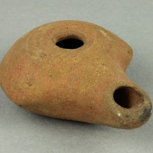 Ancient Egyptian oil lamp from Memphis dated 30 BC – AD 395