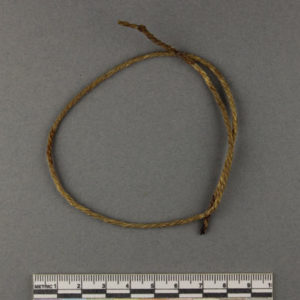 Ancient Egyptian twisted gut string from Mostagedda dated 1773 – 1550 BC
