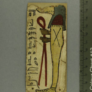 Ancient Egyptian cartonnage fragment dated 664 – 332 BC