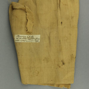 Ancient Egyptian mummy cloth