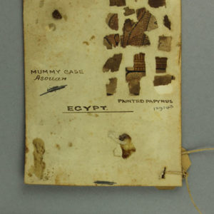 Ancient Egyptian painted papyrus fragments from Aswan