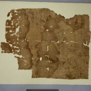 Ancient Egyptian linen fragment dated 664 – 332 BC