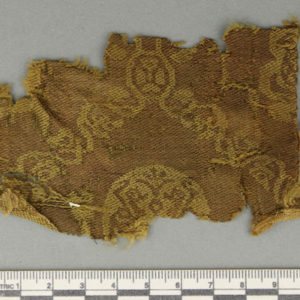 Ancient Egyptian silk fragment dated AD 395 – 642