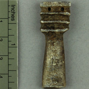 Ancient Egyptian djed pillar amulet from Abydos