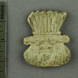 Ancient Egyptian Bes amulet dated 664 – 332 BC