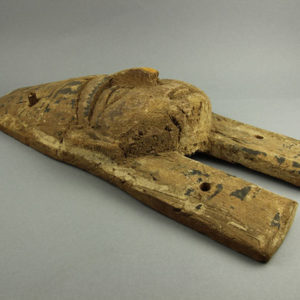 Ancient Egyptian wooden face from Luxor