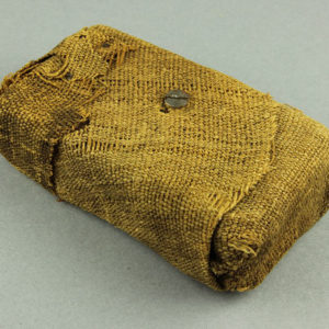 Ancient Egyptian block wrapped in linen