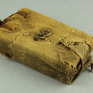 Ancient Egyptian block wrapped in linen