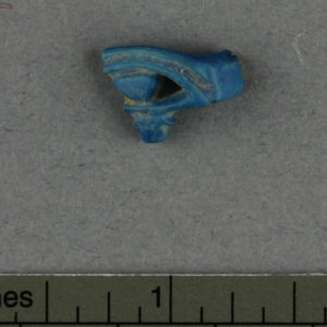 Ancient Egyptian Wadjet eye ring bezel from Amarna dated 1550 – 1069 BC