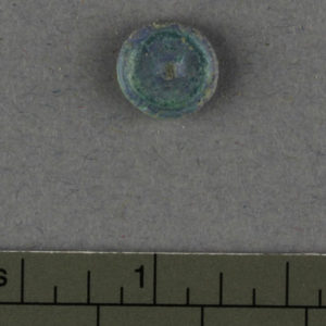 Ancient Egyptian faience disc from Amarna dated 1550 – 1069 BC