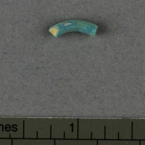 Ancient Egyptian faience ring fragment from Amarna dated 1550 – 1069 BC