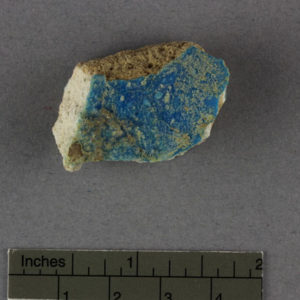 Ancient Egyptian tile fragment from Amarna dated 1550 – 1069 BC