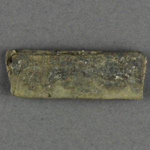 Ancient Egyptian lead fragment from Amarna